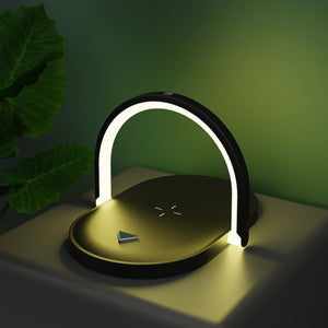Open image in slideshow, Light your room with soft light - black color wireless charger by ANIONEX
